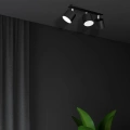 Lampa sufitowa - DIXIE czarny 3xGX53 - MLP7601 - realizacja