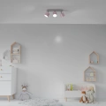 Lampa sufitowa - DIXIE różowy/biały 3xGX53 - MLP7611 - realizacja
