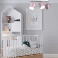 Lampa sufitowa - DIXIE różowy/biały 3xGX53 - MLP7611 - realizacja