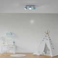 Lampa sufitowa - DIXIE niebieski/biały 3xGX53 - MLP7606 - realizacja