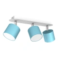 Lampa sufitowa - DIXIE niebieski/biały 3xGX53 - MLP7606