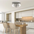 Lampa sufitowa - DIXIE biały 3xGX53 - MLP7597 - realizacja