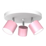 Lampa sufitowa - DIXIE różowy/biały 3xGX53 - MLP7612