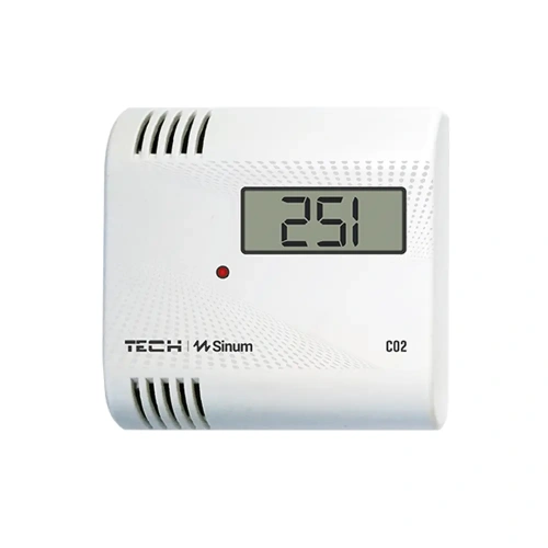 Czujnik stężenia dwutlenku węgla CO2 - bezprzewodowy 868MHz - CO2 - 24V - Sinum