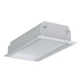 Zaślepka srebrna do profilu aluminiowego LED PHIL.v2 WPUST - kpl. 2 szt. - zamontowana w profilu