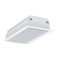 Profil aluminiowy LED PHIL.v2 WPUST biały z kloszem i zaślepką