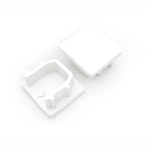 Zaślepka biała do profilu aluminiowego LED BASELYTE-10 HIGH / TRIMLESS - kpl. 2 szt. 