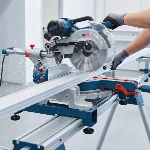 Ciecie profili aluminiowych LED i kloszy