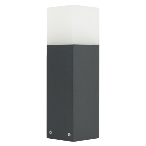 Lampa ogrodowa stojąca 1x E27 33cm - CUBE CB-330 DG