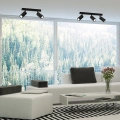 Lampa sufitowa - HUDSON czarny 2xGU10 - MLP8795 - realizacja