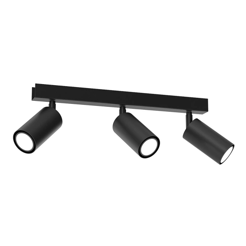Lampa sufitowa - HUDSON czarny 3xGU10 - MLP8796