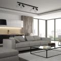 Lampa sufitowa - HUDSON czarny 4xGU10 - MLP8797 - realizacja