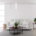 Lampa wisząca - JOKER biały/chrom 1xGU10 - MLP1347 - realizacja