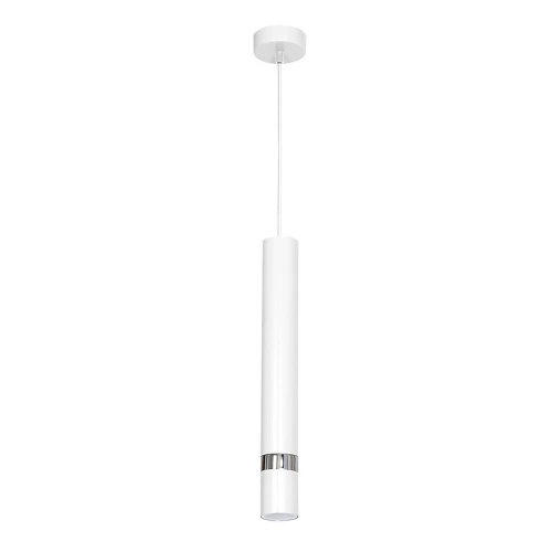 Lampa wisząca - JOKER biały/chrom 1xGU10 - MLP1347