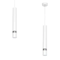Lampa wisząca - JOKER biały/chrom 1xGU10 - MLP1347