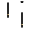 Lampa wisząca - JOKER czarny/złoty 1xGU10 - MLP6079