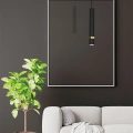 Lampa wisząca - JOKER czarny/złoty 1xGU10 - MLP6079 - realizacja