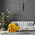 Lampa wisząca - JOKER czarny/złoty 1xGU10 - MLP6079 - realizacja