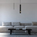 Lampa wisząca - JOKER czarny/złoty 1xGU10 - MLP6079 - realizacja