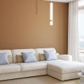 Lampa wisząca - JOKER biały/złoty 1xGU10 - MLP6081 - realizacja