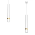 Lampa wisząca - JOKER biały/złoty 1xGU10 - MLP6081