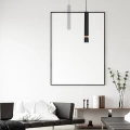 Lampa wisząca - JOKER czarny/drewno 1xGU10 - MLP6305 - realizacja