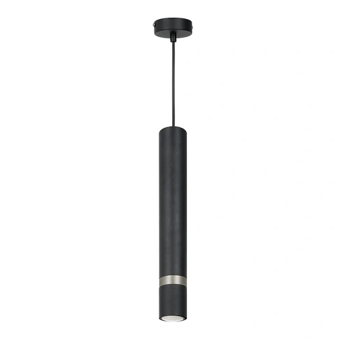 Lampa wisząca - JOKER czarny/inox 1xGU10 - MLP9673