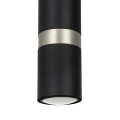 Lampa wisząca - JOKER czarny/inox 1xGU10 - MLP9673