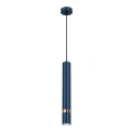 Lampa wisząca - JOKER granatowy/złoty 1xGU10 - MLP7725