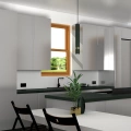 Lampa wisząca - JOKER zielony/złoty 1xGU10 - MLP7720 - realizacja