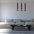 Lampa wisząca - JOKER czarny/chrom 3xGU10 - MLP1414 - realizacja