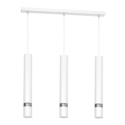 Lampa wisząca - JOKER biały/chrom 3xGU10 - MLP1348