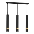 Lampa wisząca - JOKER czarny/złoty 3xGU10 - MLP6080