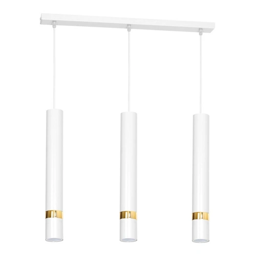 Lampa wisząca - JOKER biały/złoty 3xGU10 - MLP6082