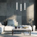 Lampa wisząca - JOKER biały/drewno 3xGU10 - MLP6302 - realizacja