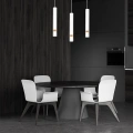Lampa wisząca - JOKER biały/drewno 3xGU10 - MLP6302 - realizacja