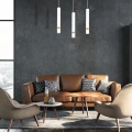 Lampa wisząca - JOKER biały/drewno 3xGU10 - MLP6302 - realizacja