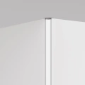 Profil aluminiowy LED PIKO-KW - wizualizacja z kloszem i zaślepką półokrągłą