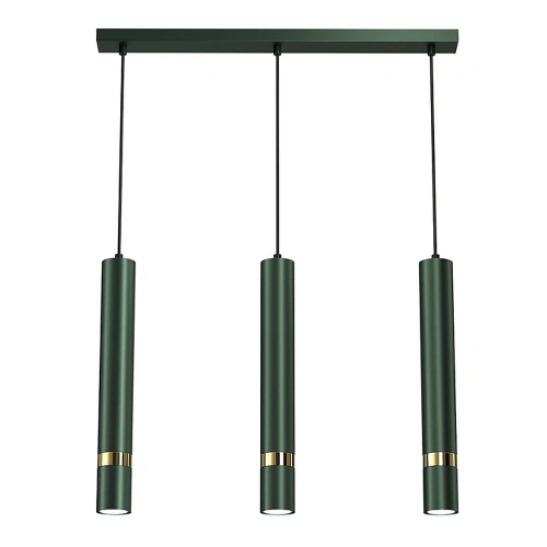 Lampa wisząca - JOKER zielony/złoty 3xGU10 - MLP7721