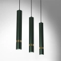 Lampa wisząca - JOKER zielony/złoty 3xGU10 - MLP7721 - realizacja