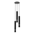 Lampa wisząca - JOKER czarny/chrom 3xGU10 - MLP8916