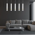 Lampa wisząca - JOKER biały/złoty 5xGU10 - MLP6122 - realizacja