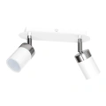 Lampa sufitowa - JOKER biały/chrom 2xGU10 - MLP899
