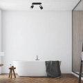 Lampa sufitowa - JOKER czarny/chrom 2xGU10 - MLP911 - realizacja