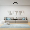 Lampa sufitowa - JOKER czarny/chrom 2xGU10 - MLP911 - realizacja