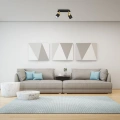 Lampa sufitowa - JOKER czarny/złoty 2xGU10 - MLP6124 - realizacja