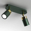 Lampa sufitowa - JOKER zielony/złoty 2xGU10 - MLP7718