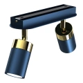 Lampa sufitowa - JOKER granatowy/złoty 2xGU10 - MLP7723