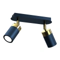Lampa sufitowa - JOKER granatowy/złoty 2xGU10 - MLP7723