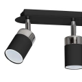Lampa sufitowa - JOKER czarny/chrom 3xGU10 - MLP912